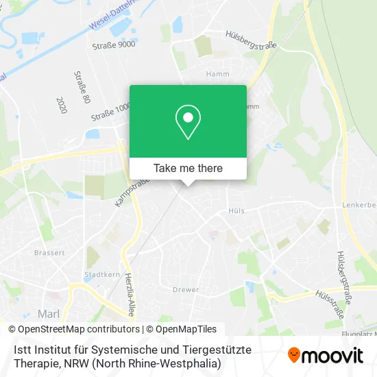 Карта Istt Institut für Systemische und Tiergestützte Therapie