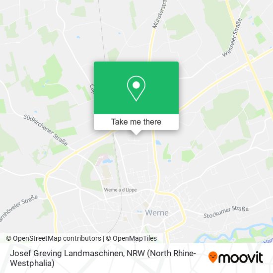 Josef Greving Landmaschinen map