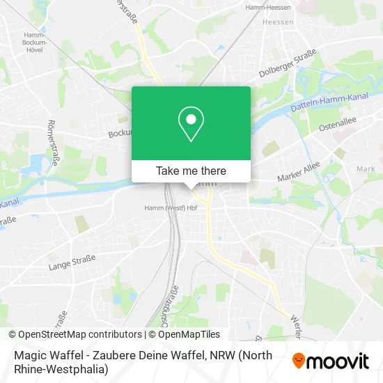 Карта Magic Waffel - Zaubere Deine Waffel