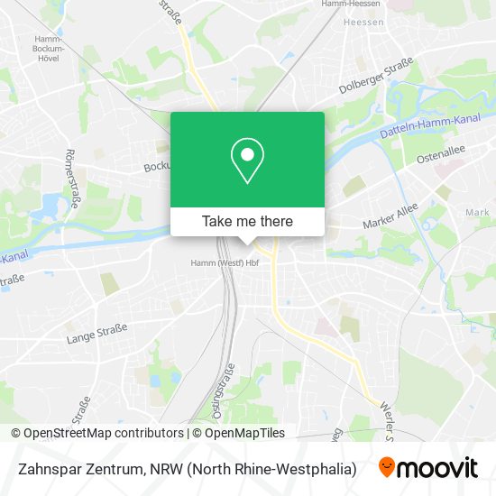 Zahnspar Zentrum map