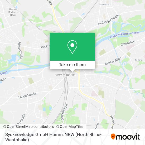 Sysknowledge GmbH Hamm map
