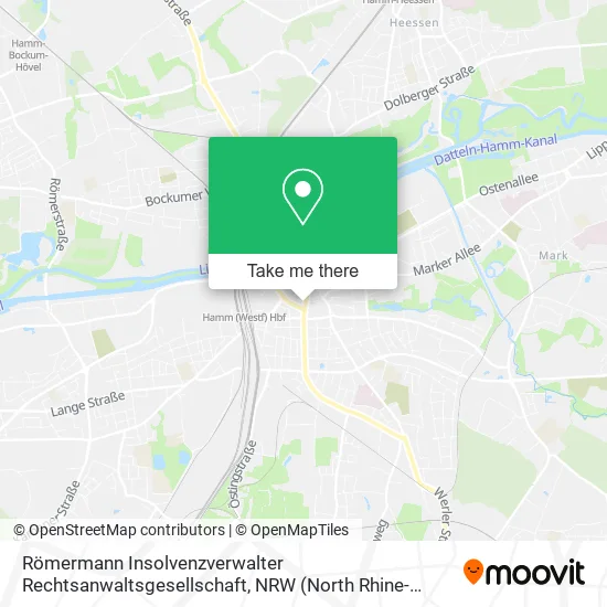 Römermann Insolvenzverwalter Rechtsanwaltsgesellschaft map