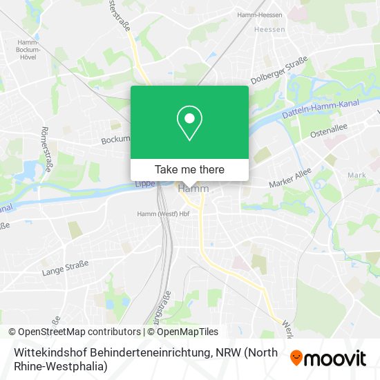 Wittekindshof Behinderteneinrichtung map