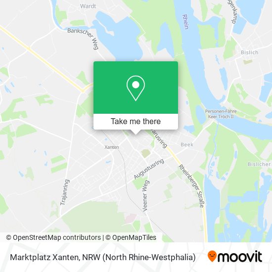 Marktplatz Xanten map