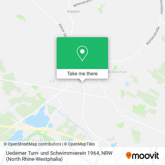 Uedemer Turn- und Schwimmverein 1964 map
