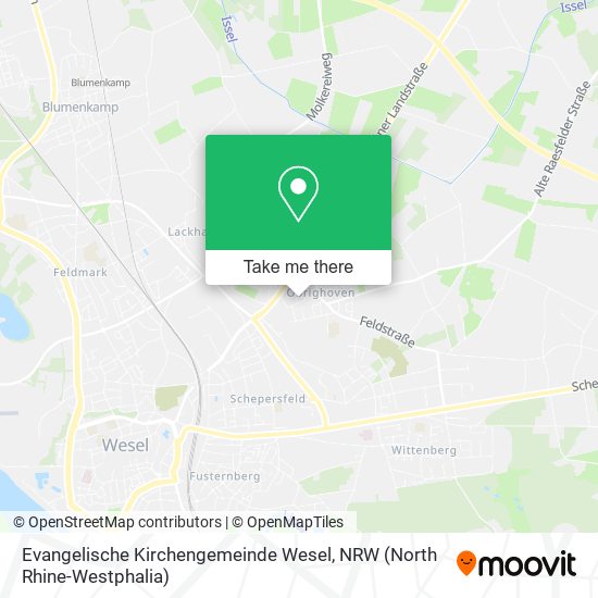 Evangelische Kirchengemeinde Wesel map