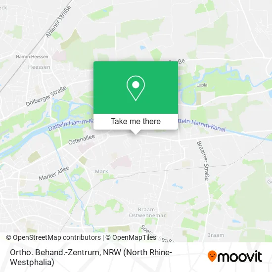 Карта Ortho. Behand.-Zentrum