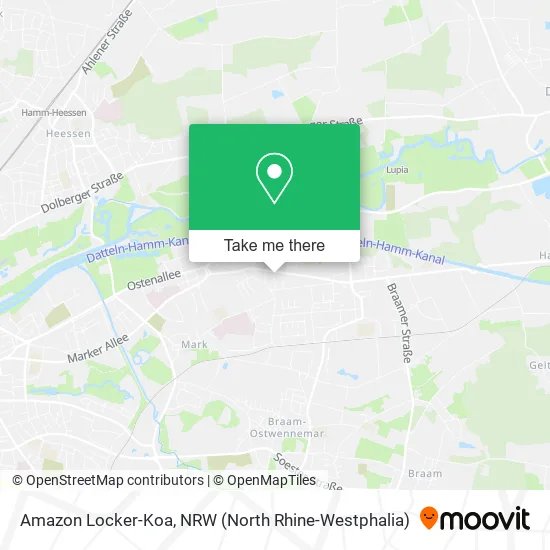 Карта Amazon Locker-Koa