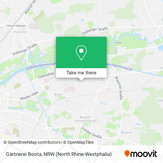 Gärtnerei Boota map
