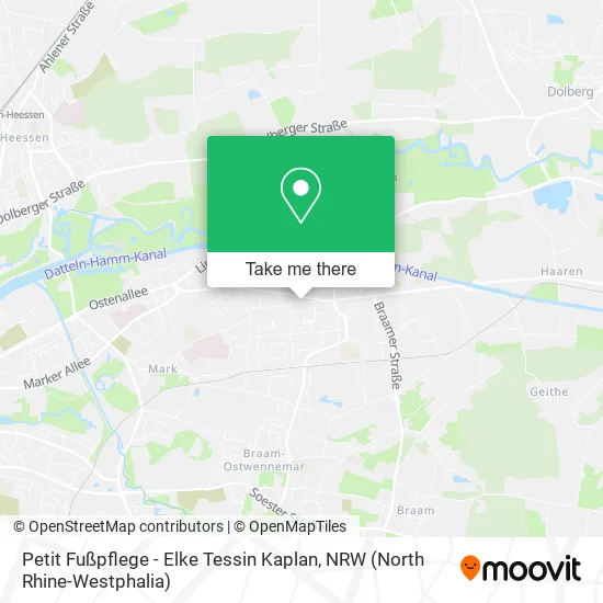 Карта Petit Fußpflege - Elke Tessin Kaplan