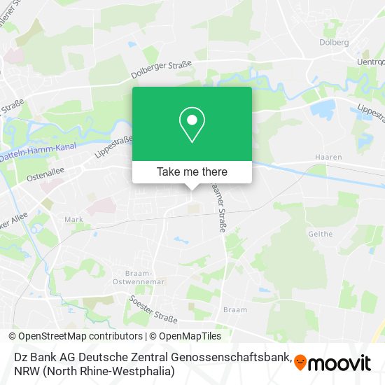 Dz Bank AG Deutsche Zentral Genossenschaftsbank map