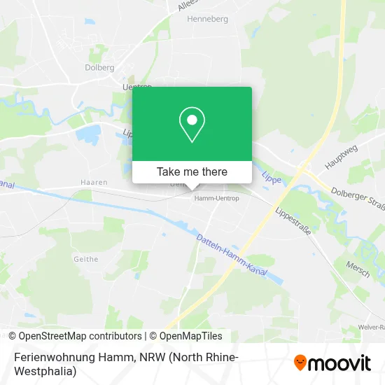 Ferienwohnung Hamm map