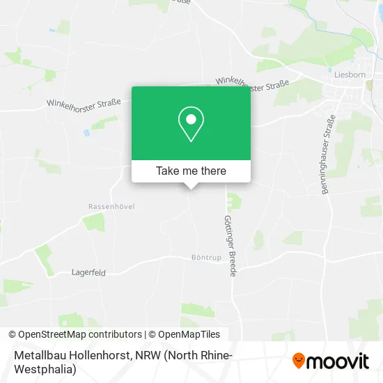 Metallbau Hollenhorst map