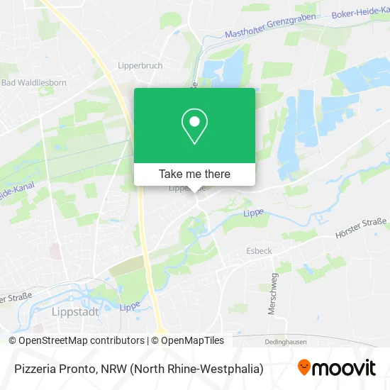 Карта Pizzeria Pronto