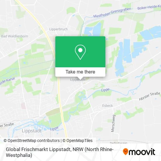 Карта Global Frischmarkt Lippstadt