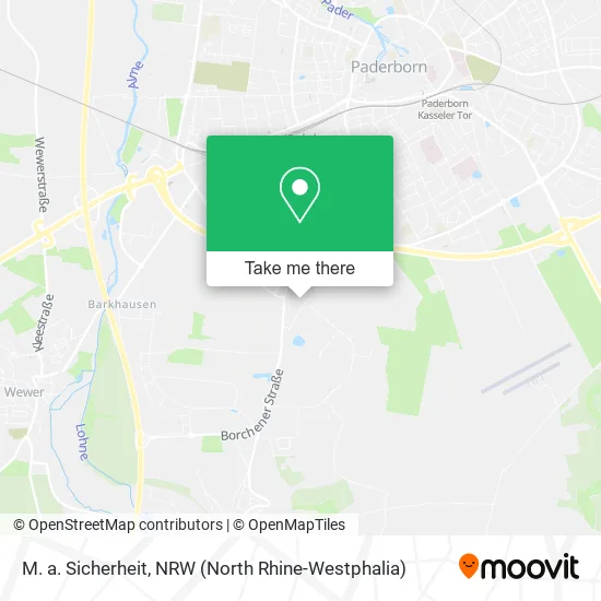 Карта M. a. Sicherheit