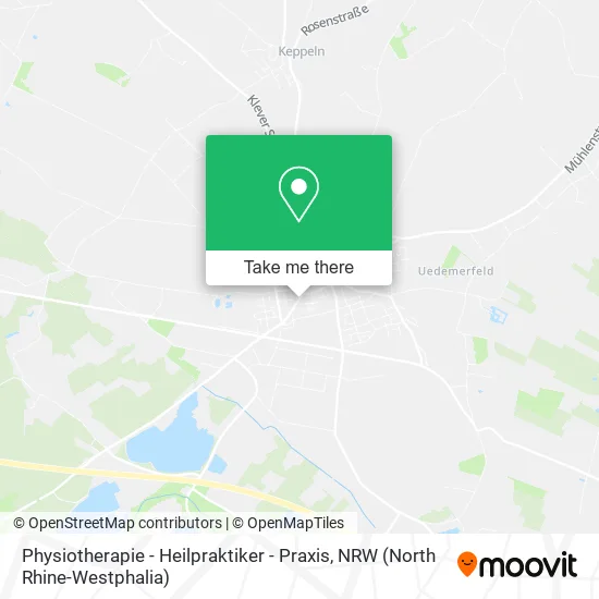 Карта Physiotherapie - Heilpraktiker - Praxis