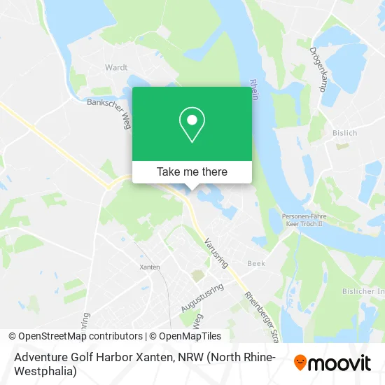 Adventure Golf Harbor Xanten map
