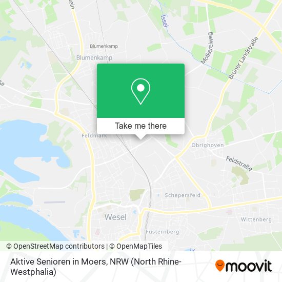 Aktive Senioren in Moers map