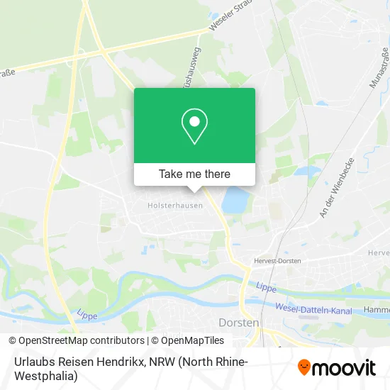 Urlaubs Reisen Hendrikx map
