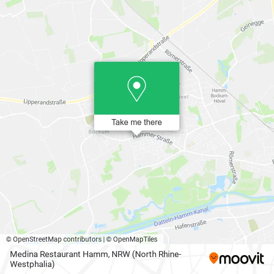 Medina Restaurant Hamm map