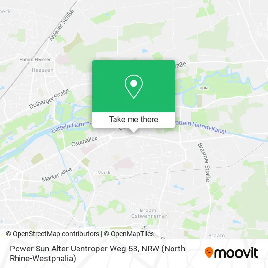 Карта Power Sun Alter Uentroper Weg 53