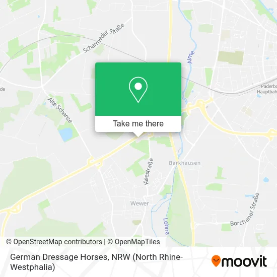 German Dressage Horses map