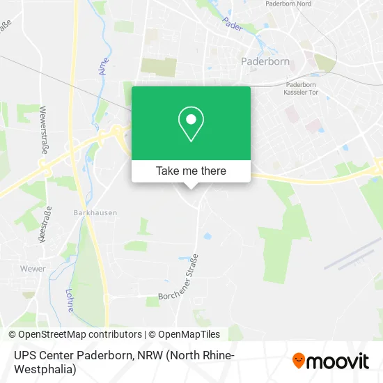 Карта UPS Center Paderborn