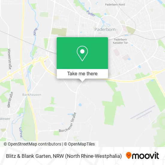 Карта Blitz & Blank Garten