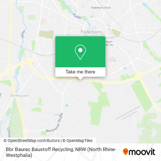 Карта Bbr Baurec Baustoff Recycling