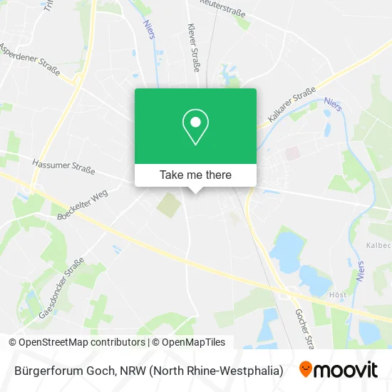 Карта Bürgerforum Goch