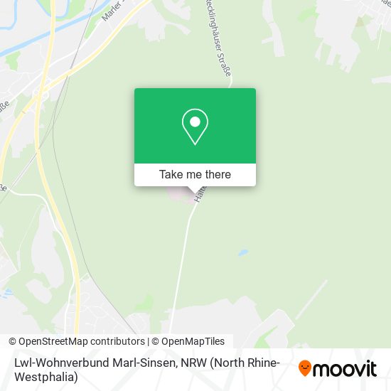 Lwl-Wohnverbund Marl-Sinsen map