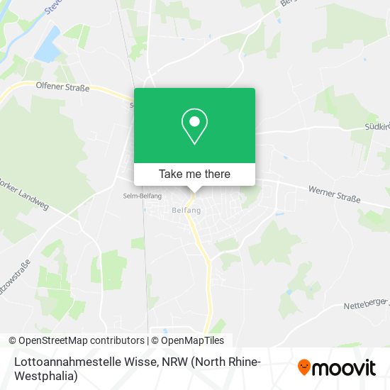 Lottoannahmestelle Wisse map