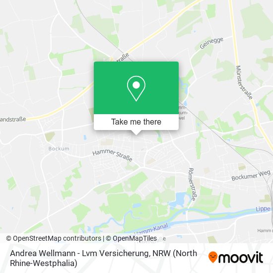 Andrea Wellmann - Lvm Versicherung map