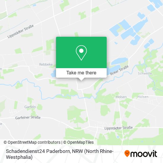 Schadendienst24 Paderborn map