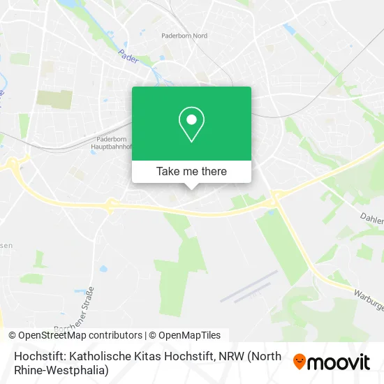 Карта Hochstift: Katholische Kitas Hochstift