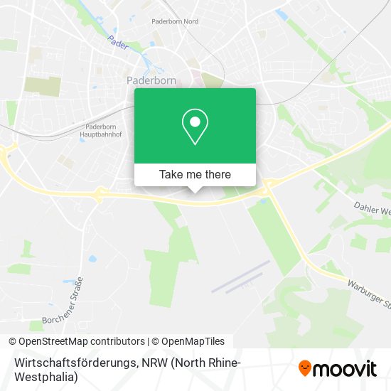 Wirtschaftsförderungs map