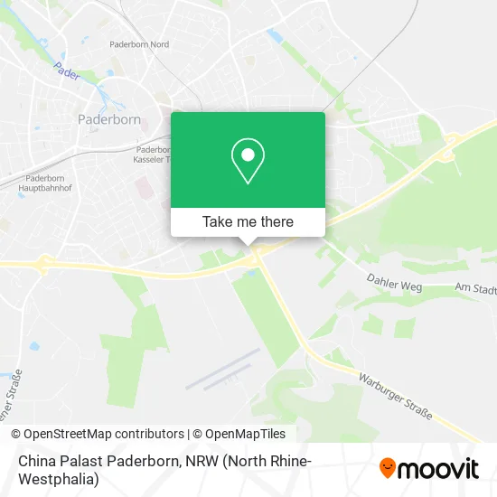 Карта China Palast Paderborn