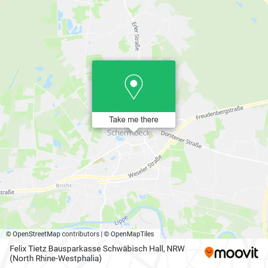 Карта Felix Tietz Bausparkasse Schwäbisch Hall