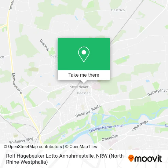 Rolf Hagebeuker Lotto-Annahmestelle map