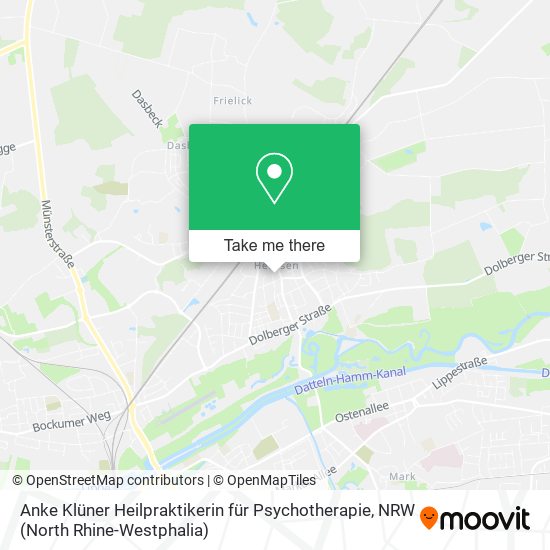 Anke Klüner Heilpraktikerin für Psychotherapie map