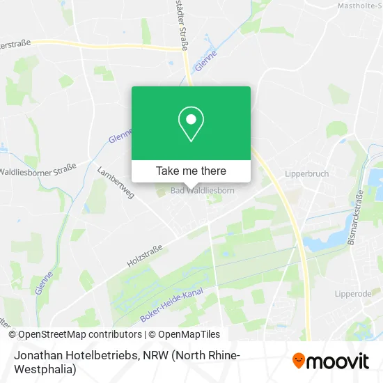 Jonathan Hotelbetriebs map