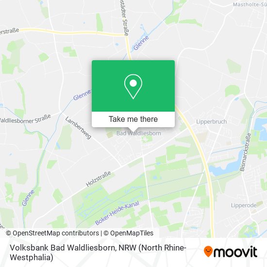 Volksbank Bad Waldliesborn map