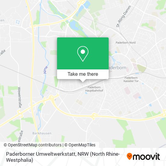 Карта Paderborner Umweltwerkstatt