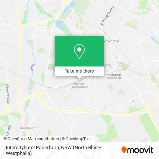 Intercityhotel Paderborn map
