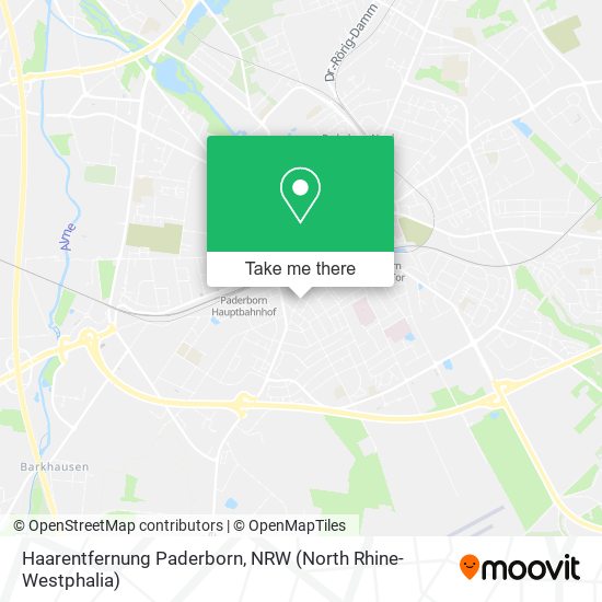 Haarentfernung Paderborn map