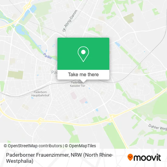 Карта Paderborner Frauenzimmer
