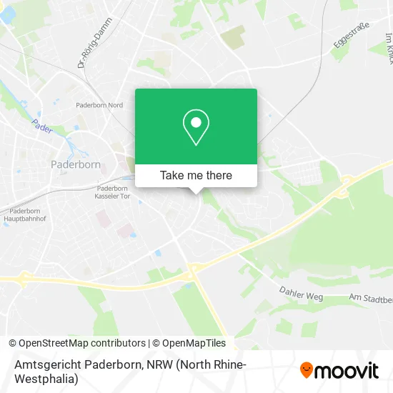 Карта Amtsgericht Paderborn