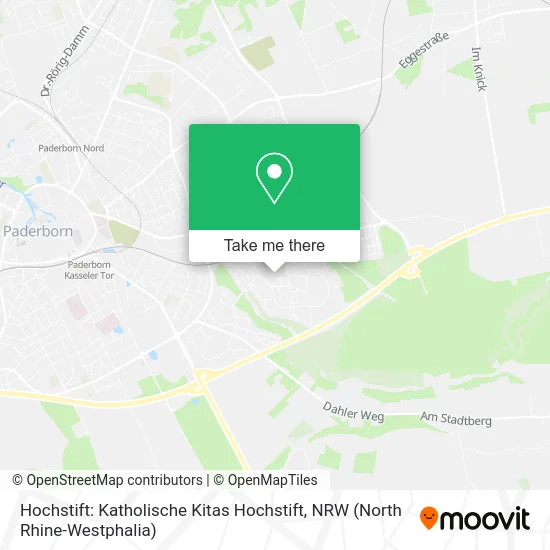 Карта Hochstift: Katholische Kitas Hochstift