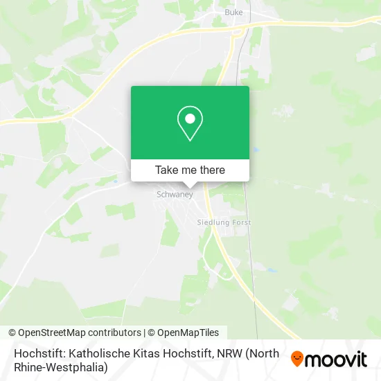 Карта Hochstift: Katholische Kitas Hochstift